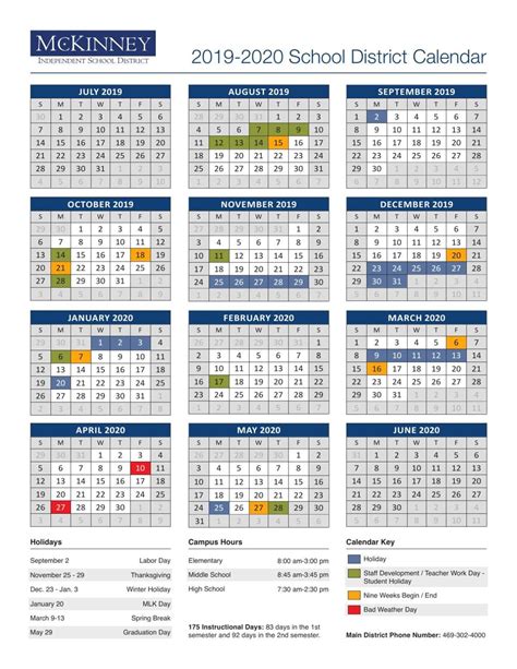 Mckinney Calendar